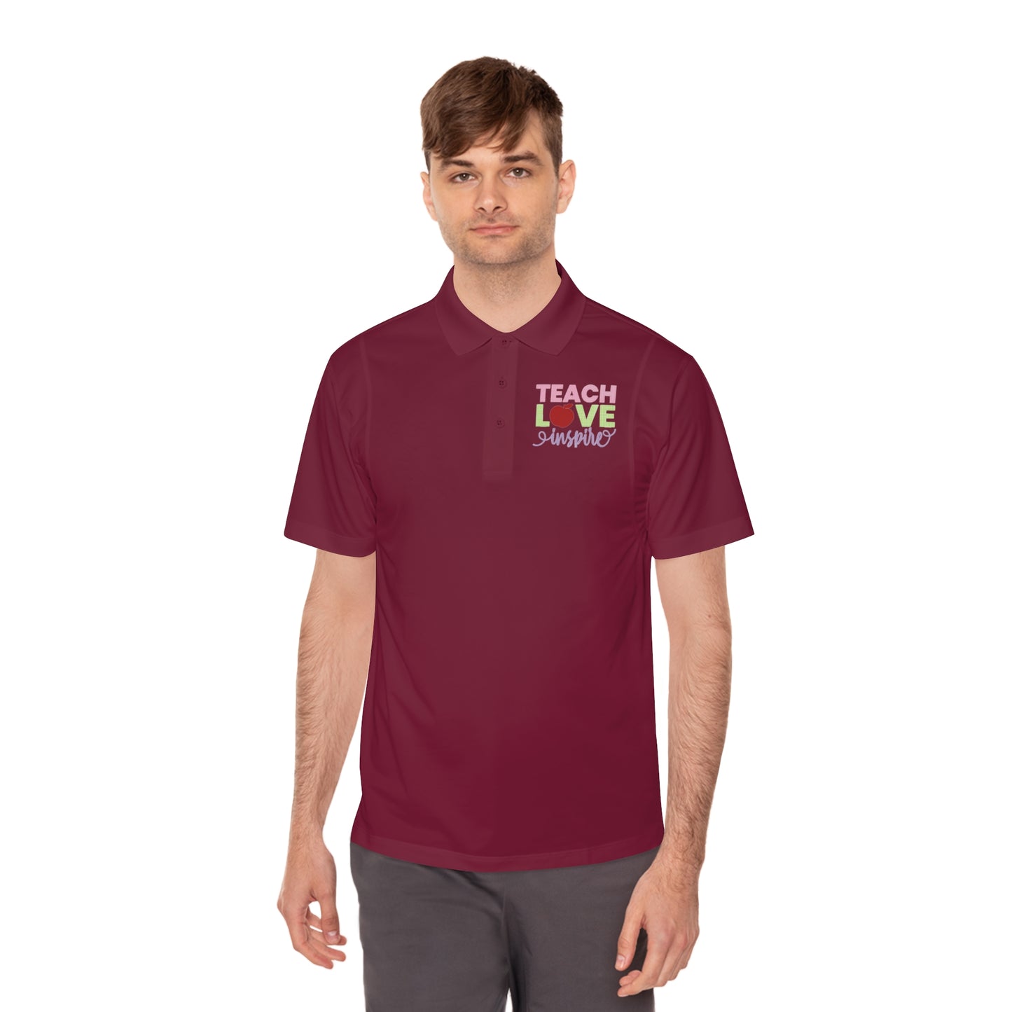 Teach Love Inspire Unisex Sport Polo Shirt