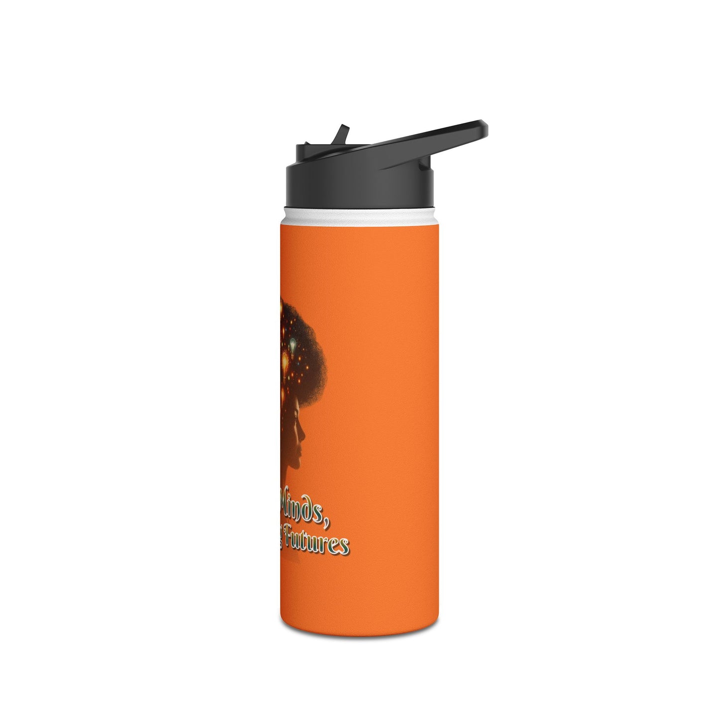 Igniting Minds Stainless Steel Water Bottle, Standard Lid
