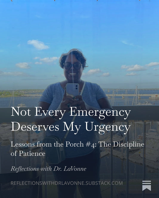 Not Every Emergency Deserves My Urgency