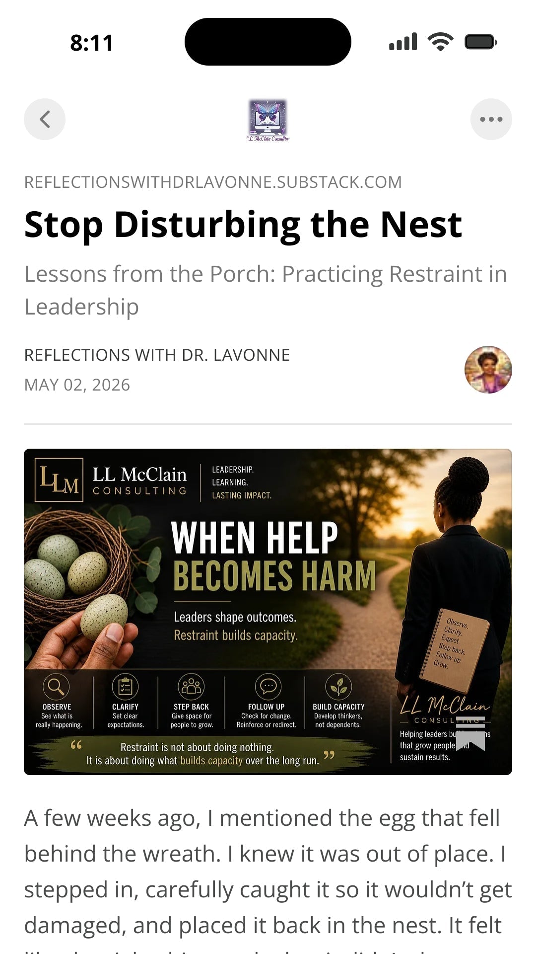 Stop Disturbing the Nest
