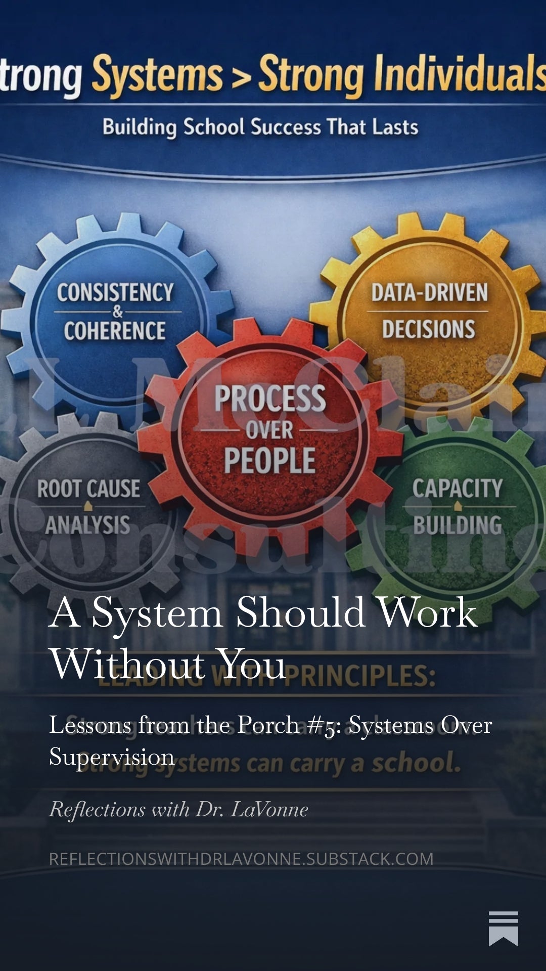 A System Should Work Without You