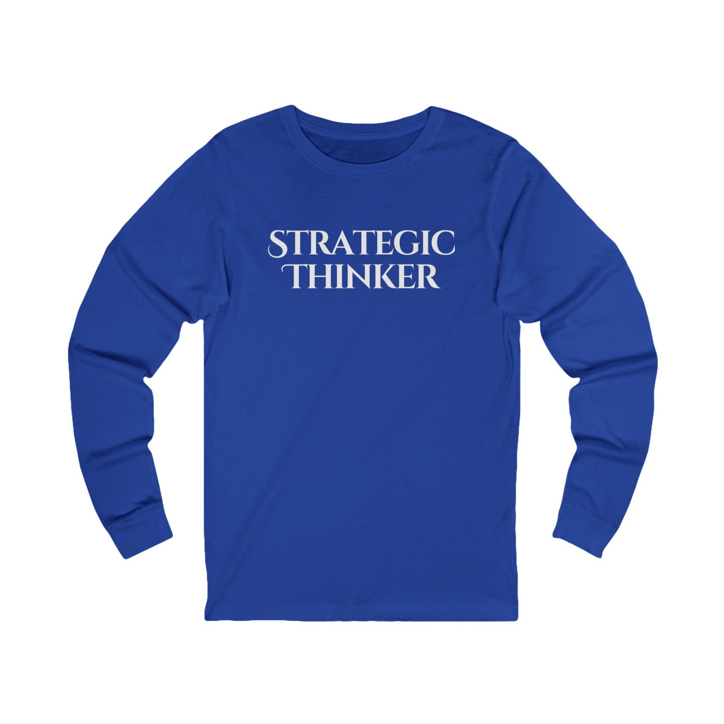 Strategic Thinker Unisex Jersey Long Sleeve Tee