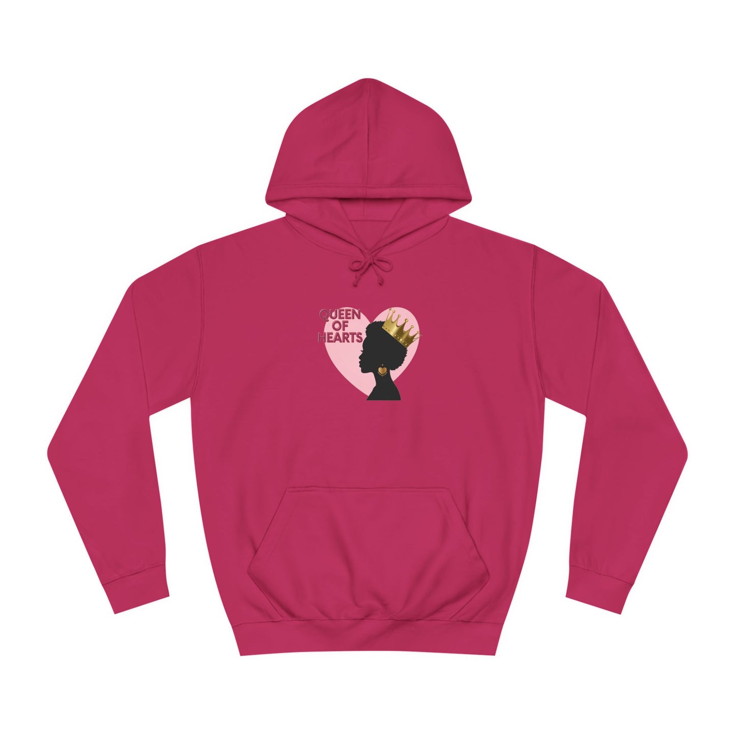 Queen of Hearts Unisex College Hoodie