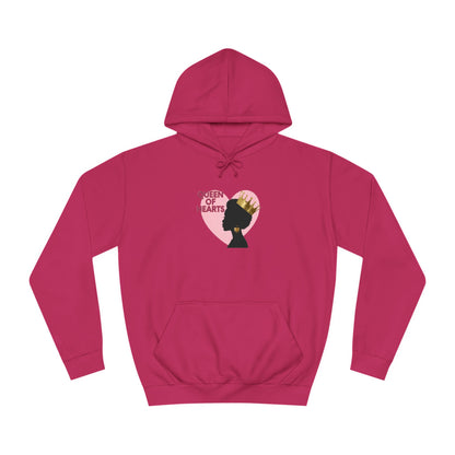 Queen of Hearts Unisex College Hoodie