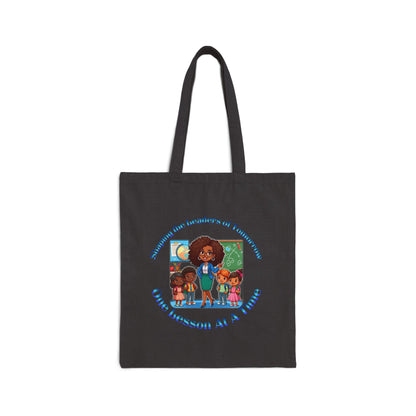 Shaping the Leaders of Tomorrow Cotton Canvas Tote Bag