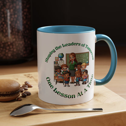 Shaping the Leaders of Tomorrow Accent Coffee Mug (11, 15oz)