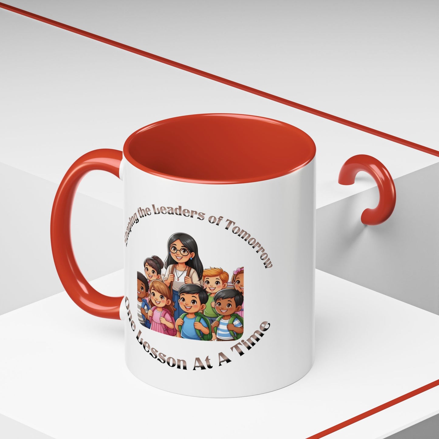 Shaping the Leaders of Tomorrow Accent Coffee Mug (11, 15oz)