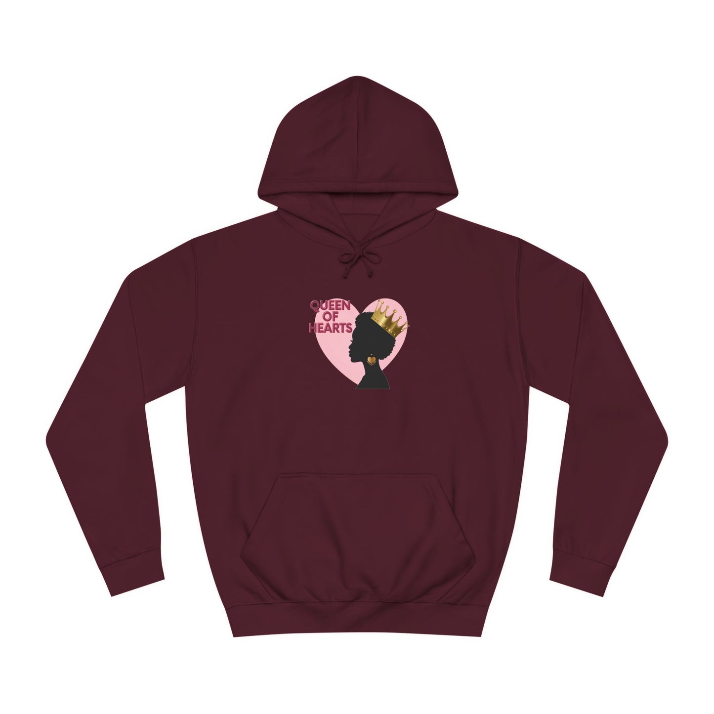 Queen of Hearts Unisex College Hoodie