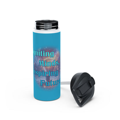 Igniting Minds Stainless Steel Water Bottle, Standard Lid