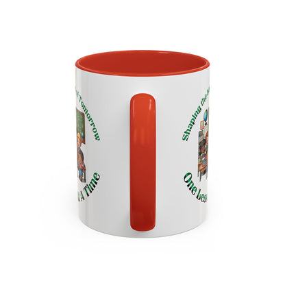 Shaping the Leaders of Tomorrow Accent Coffee Mug (11, 15oz)