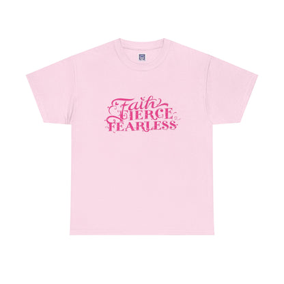 MVC Goes Pink: Faith, Fierce, Fearless Cotton Tee
