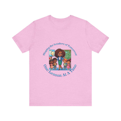 Shaping the Leaders of Tomorrow Unisex Jersey Short Sleeve Tee