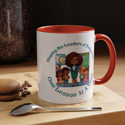 Shaping the Leaders of Tomorrow Accent Coffee Mug (11, 15oz)