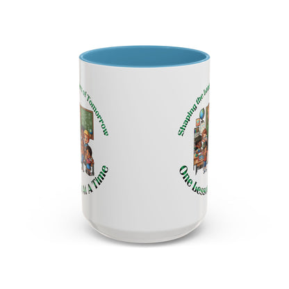 Shaping the Leaders of Tomorrow Accent Coffee Mug (11, 15oz)