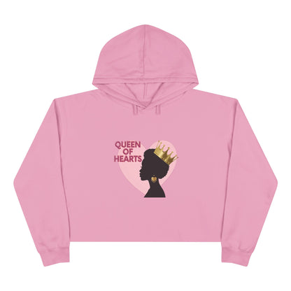 Queen of Hearts Crop Hoodie