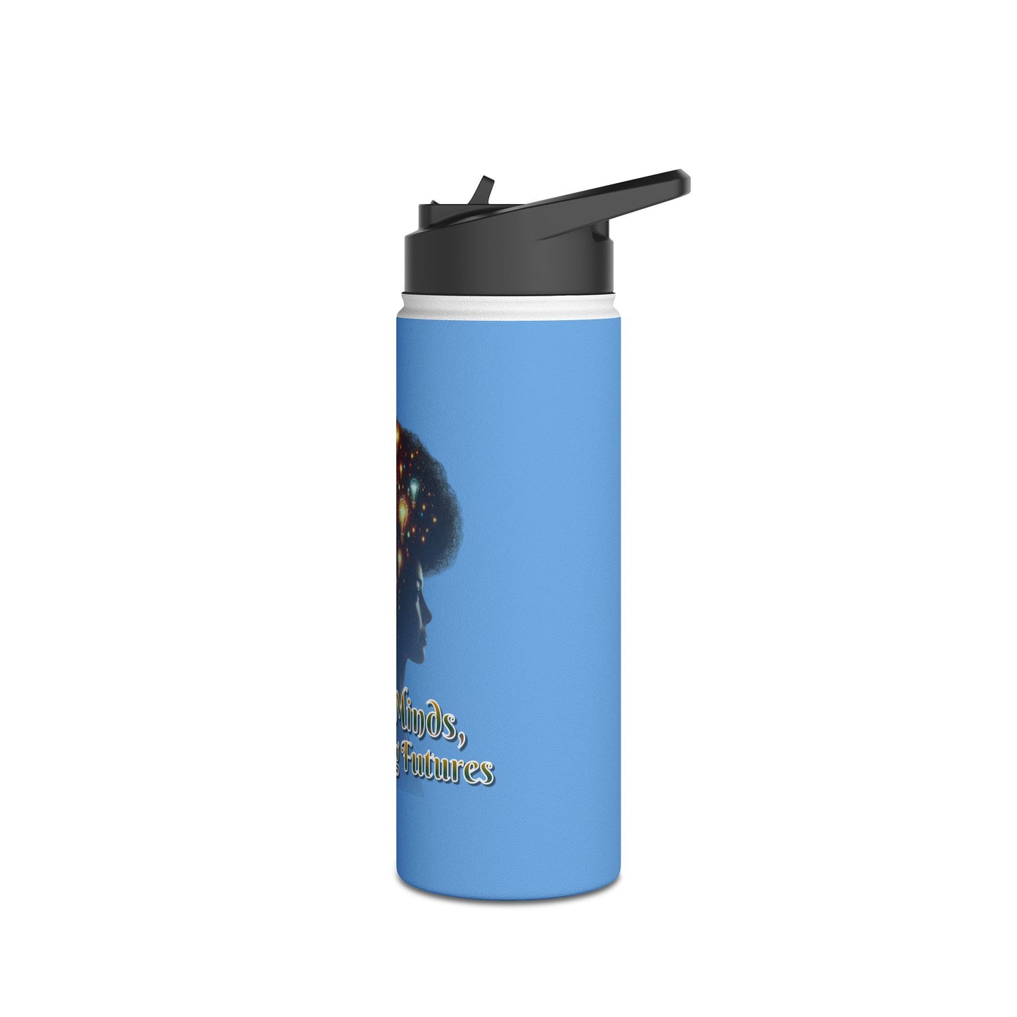 Igniting Minds Stainless Steel Water Bottle, Standard Lid
