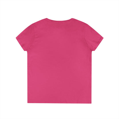 Choose Happy Ladies' V-Neck T-Shirt