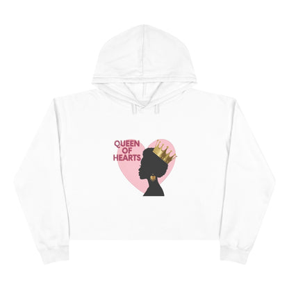 Queen of Hearts Crop Hoodie