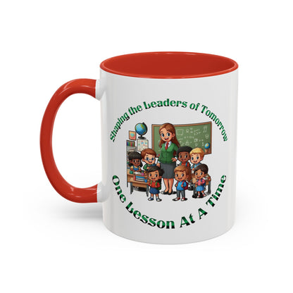 Shaping the Leaders of Tomorrow Accent Coffee Mug (11, 15oz)