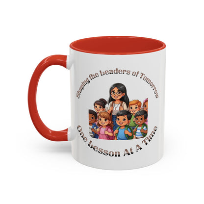 Shaping the Leaders of Tomorrow Accent Coffee Mug (11, 15oz)