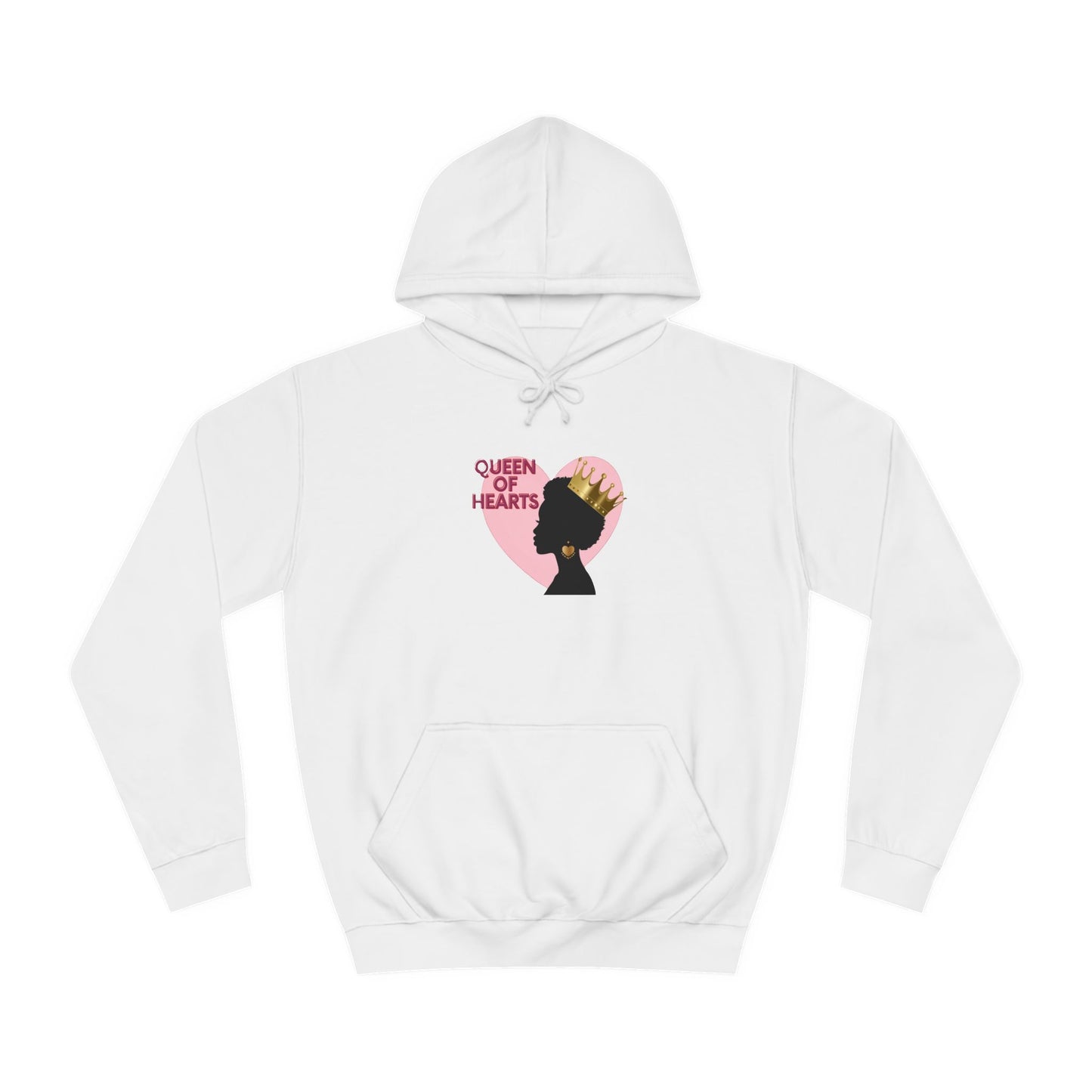 Queen of Hearts Unisex College Hoodie