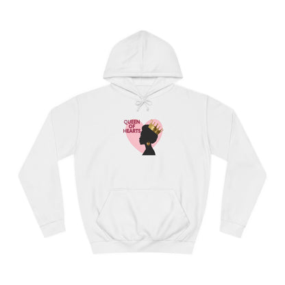 Queen of Hearts Unisex College Hoodie