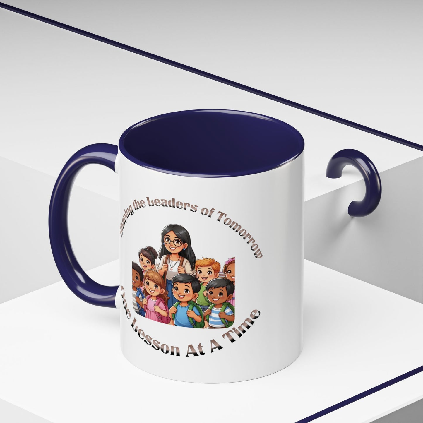 Shaping the Leaders of Tomorrow Accent Coffee Mug (11, 15oz)