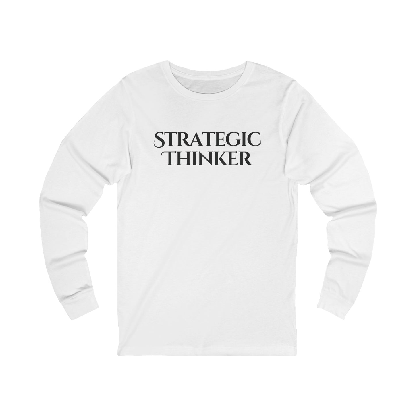 Strategic Thinker Unisex Jersey Long Sleeve Tee