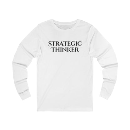 Strategic Thinker Unisex Jersey Long Sleeve Tee