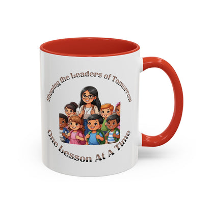 Shaping the Leaders of Tomorrow Accent Coffee Mug (11, 15oz)