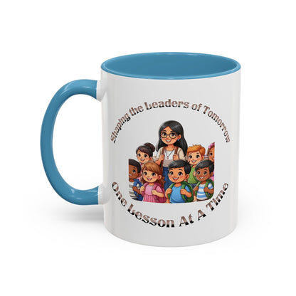 Shaping the Leaders of Tomorrow Accent Coffee Mug (11, 15oz)