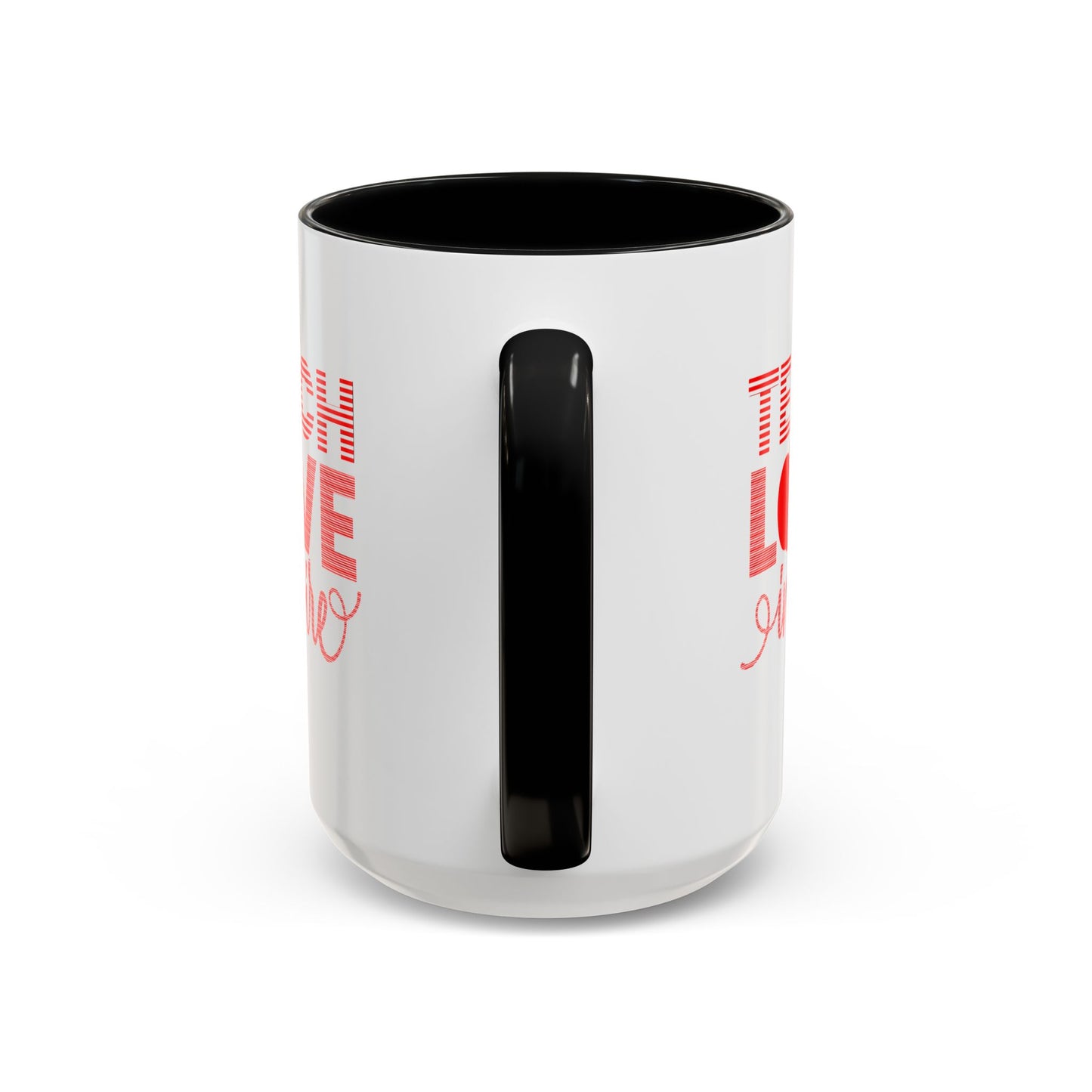 Teach Love Inspire Accent Coffee Mug