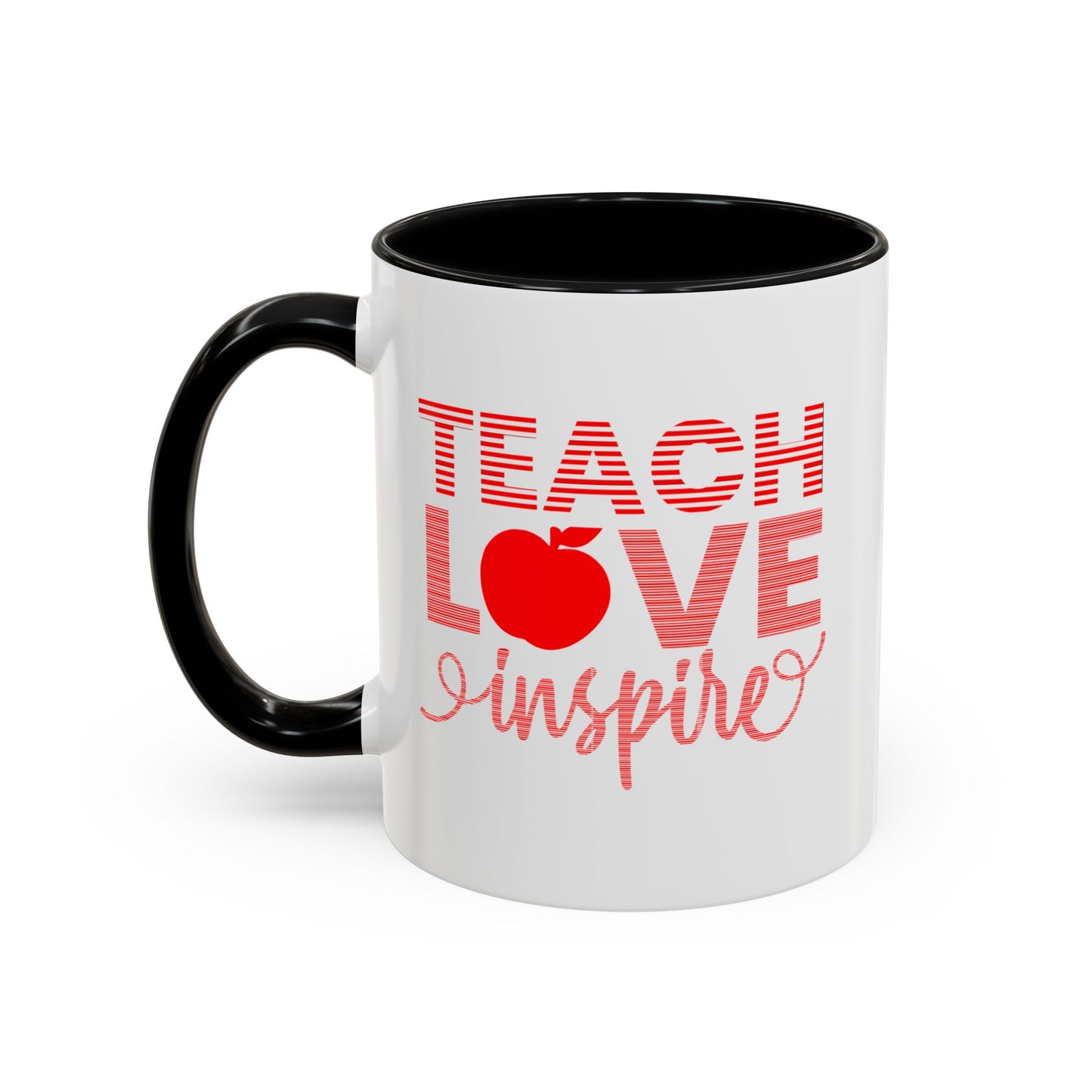Teach Love Inspire Accent Coffee Mug