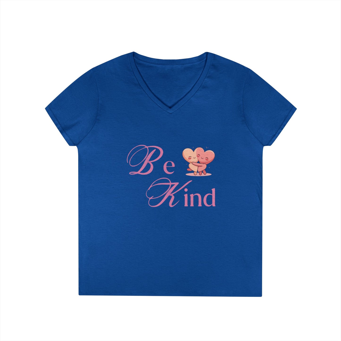 Be Kind Valentine's Ladies' V-Neck T-Shirt
