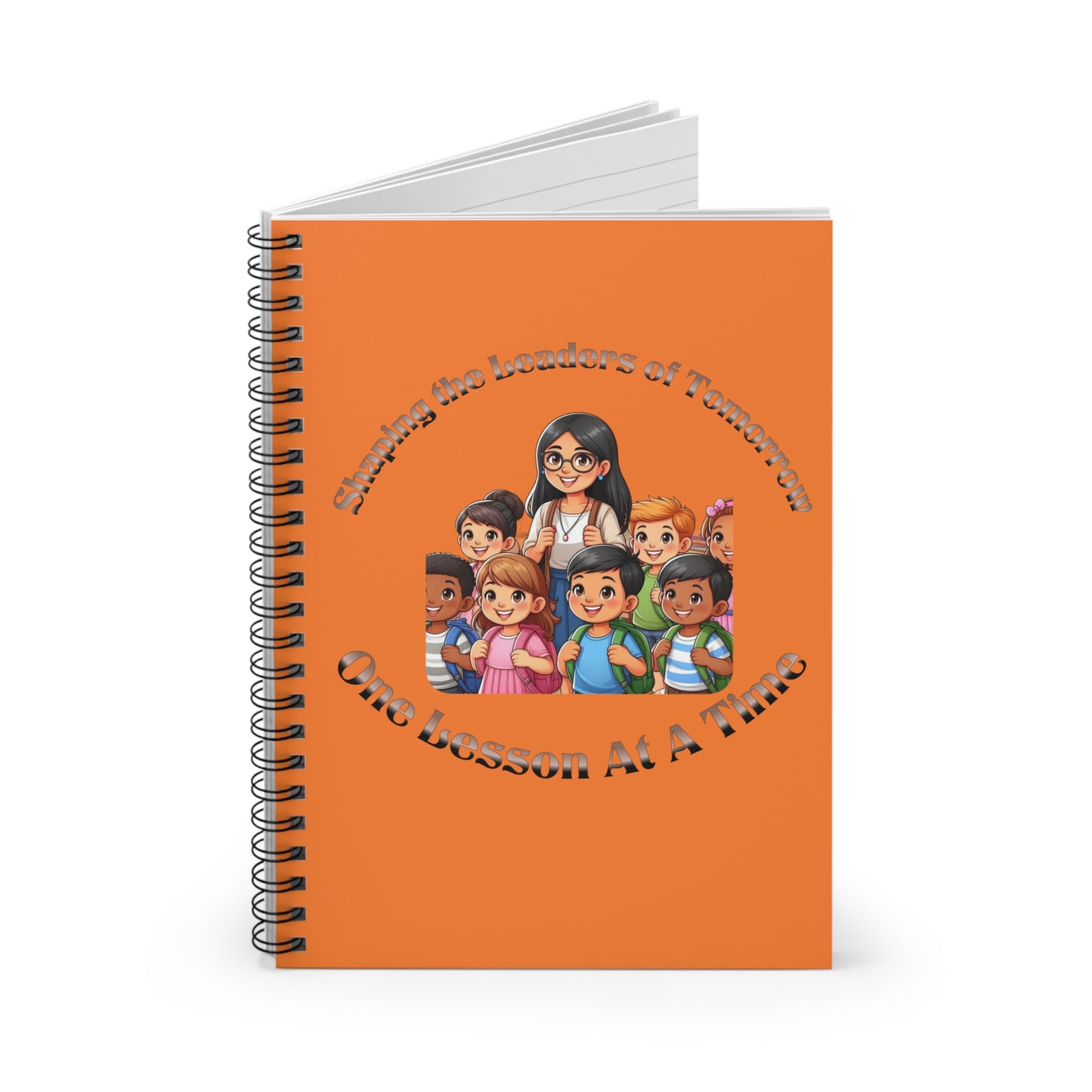 Shaping the Leaders of Tomorrow Crusta Spiral Notebook - Ruled Line