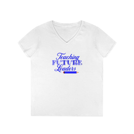 Teaching Future Leaders Ladies' V-Neck T-Shirt