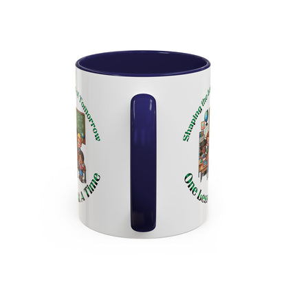Shaping the Leaders of Tomorrow Accent Coffee Mug (11, 15oz)