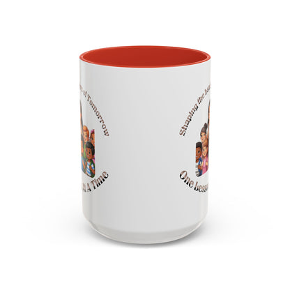 Shaping the Leaders of Tomorrow Accent Coffee Mug (11, 15oz)