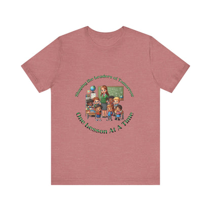Shaping the Leaders of Tomorrow Unisex Jersey Short Sleeve Tee