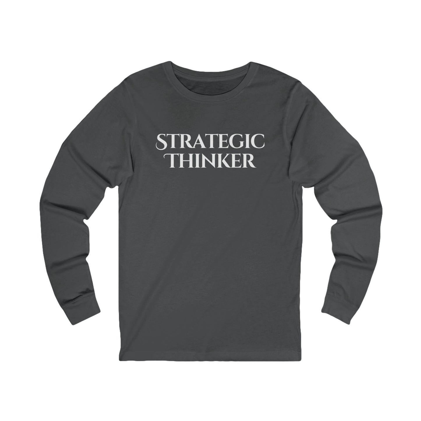 Strategic Thinker Unisex Jersey Long Sleeve Tee