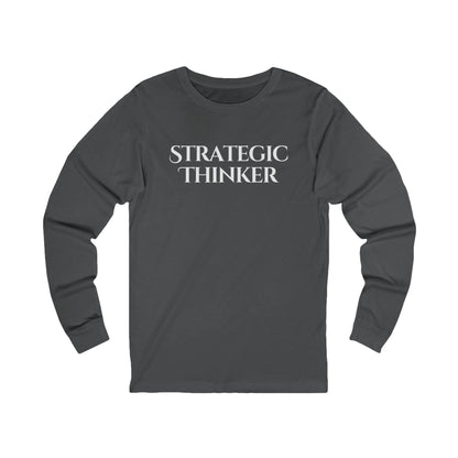 Strategic Thinker Unisex Jersey Long Sleeve Tee