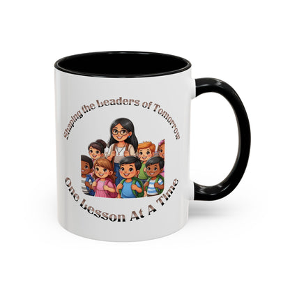 Shaping the Leaders of Tomorrow Accent Coffee Mug (11, 15oz)