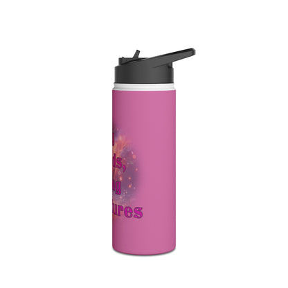 Igniting Minds Stainless Steel Water Bottle, Standard Lid