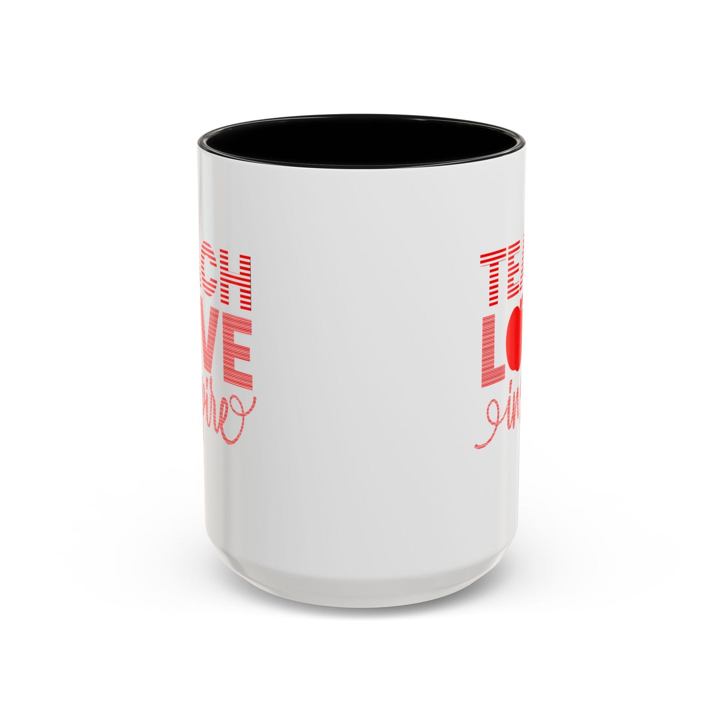 Teach Love Inspire Accent Coffee Mug
