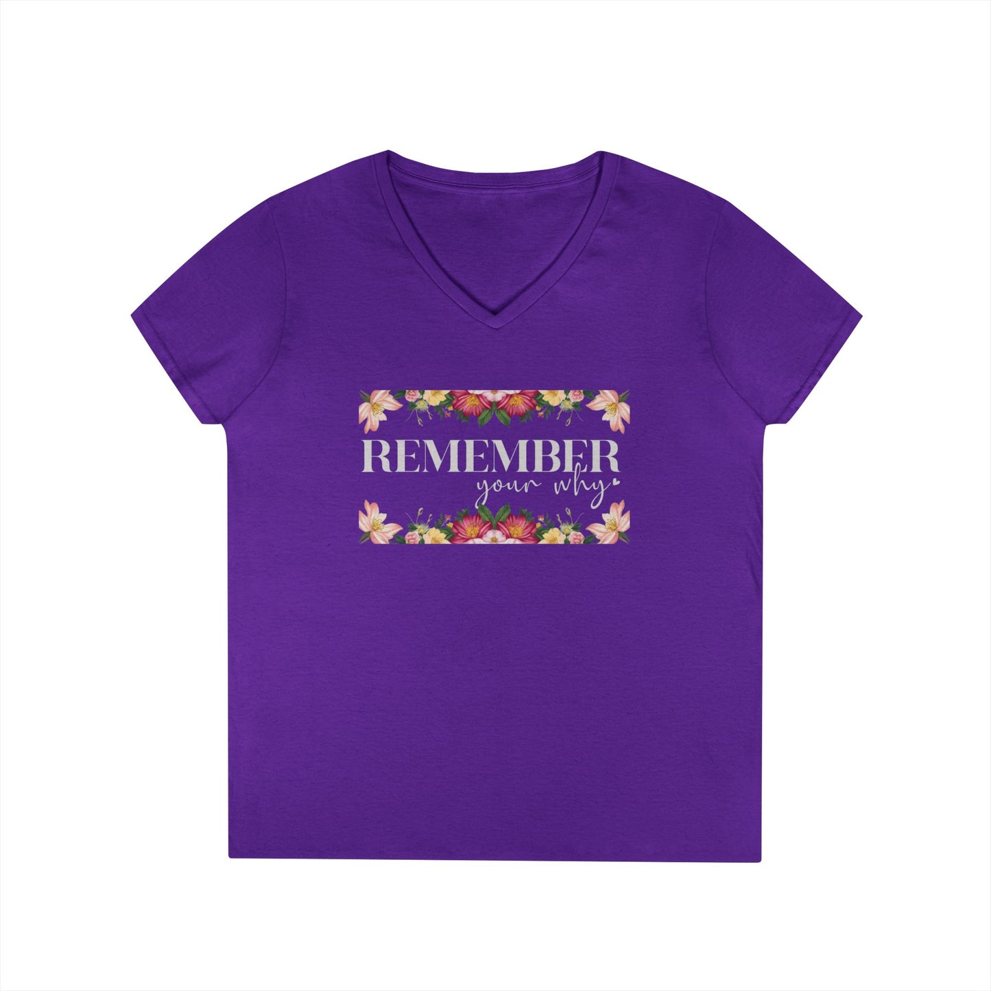 Remember Your Why V-Neck T-Shirt