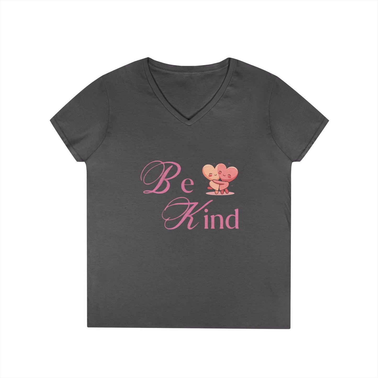 Be Kind Valentine's Ladies' V-Neck T-Shirt