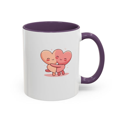 Love Learn Lead Valentine’s Accent Coffee Mug (11oz, 15oz)