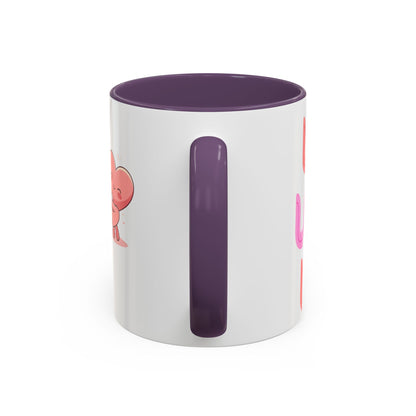 Love Learn Lead Valentine’s Accent Coffee Mug (11oz, 15oz)