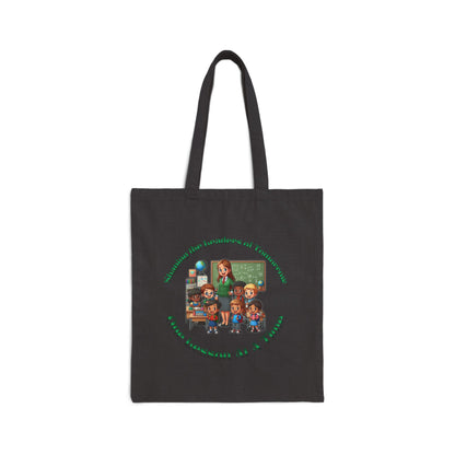 Shaping the Leaders of Tomorrow Cotton Canvas Tote Bag