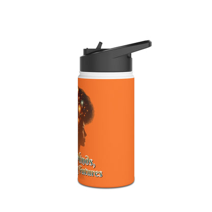 Igniting Minds Stainless Steel Water Bottle, Standard Lid
